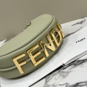 Replica Fendi Fendigraphy Large Green 3 Replica Fendi Fendigraphy Large Green - high-end fake designer purse