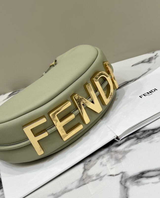 Replica Fendi Fendigraphy Large Green 3 Replica Fendi Fendigraphy Large Green - high-end fake designer purse