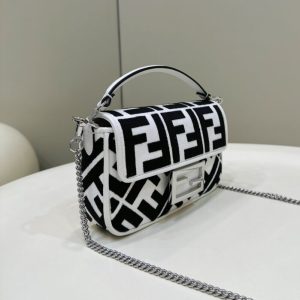 Replica Fendi Baguette Small White 3 Replica Fendi Baguette Small White - near-authentic luxury replica handbag