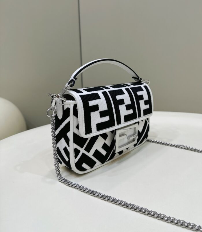 Replica Fendi Baguette Small White 3 Replica Fendi Baguette Small White - near-authentic luxury replica handbag