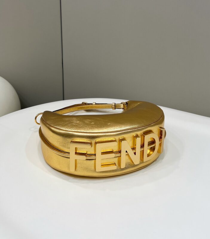 Replica Fendi Fendigraphy Large Gold 3 Replica Fendi Fendigraphy Large Gold - elite superclone designer purse
