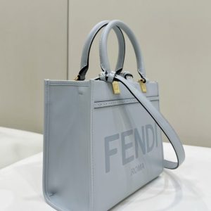Replica Fendi Small Tote Sky Blue 3 Replica Fendi Small Tote Sky Blue - authentic-look luxury purse replica