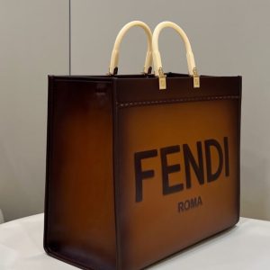 Replica Fendi Peekaboo Tote Brown 3 Replica Fendi Peekaboo Tote Brown - high-accuracy replica luxury purse