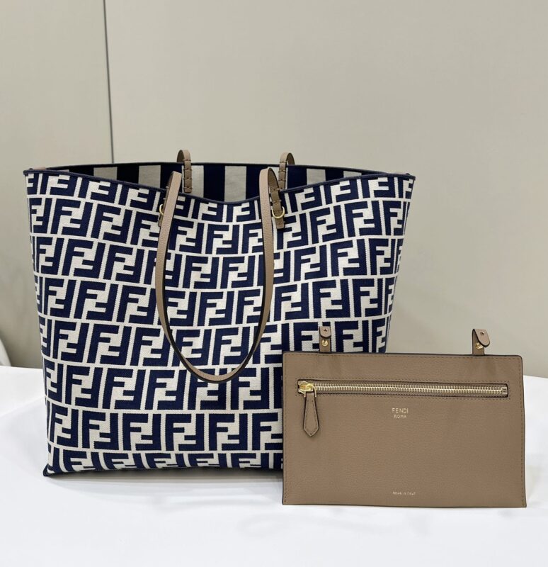 Replica Fendi Two Side Small Tote Blue - high-quality designer bag clone