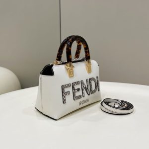 Replica Fendi By The Way Boston White 3 Replica Fendi By The Way Boston White - ultra-realistic fake designer tote