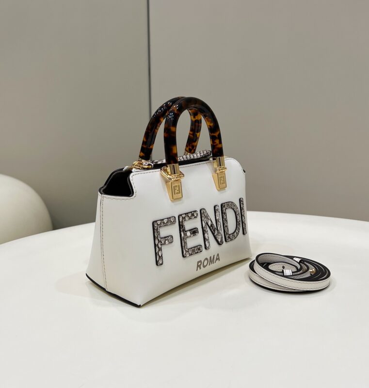Replica Fendi By The Way Boston White 3 Replica Fendi By The Way Boston White - ultra-realistic fake designer tote