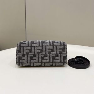 Replica Fendi By The Way Boston Brown Cotton - high-quality designer bag clone
