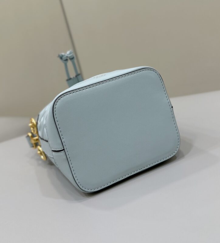 Replica Fendi Tresor Mini Bucket Blue 3 Replica Fendi Tresor Mini Bucket Blue - high-accuracy replica luxury purse