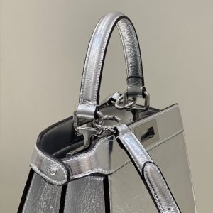 Replica Fendi Peekaboo Large Silver 3 Replica Fendi Peekaboo Large Silver - top-rated replica designer bag