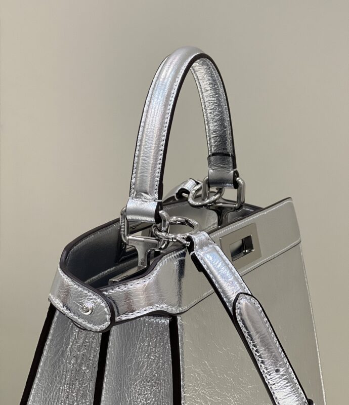 Replica Fendi Peekaboo Large Silver 3 Replica Fendi Peekaboo Large Silver - top-rated replica designer bag