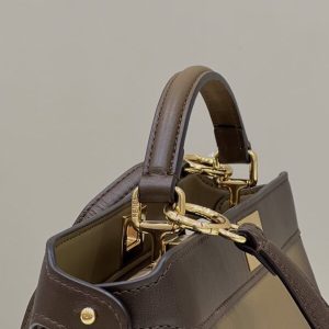 Replica Fendi Peekaboo Large Dark Brown - best-selling designer handbag dupe