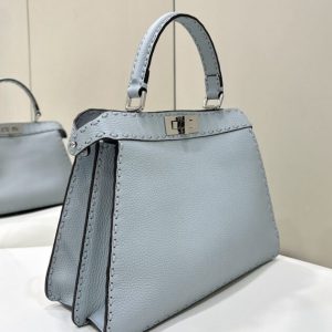 Replica Fendi Peekaboo Sky Blue 3 Replica Fendi Peekaboo Sky Blue - high-quality designer bag clone
