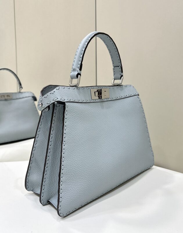 Replica Fendi Peekaboo Sky Blue 3 Replica Fendi Peekaboo Sky Blue - high-quality designer bag clone