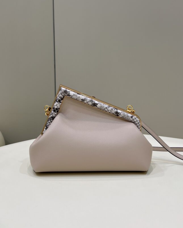 Replica Fendi First Beige Python 3 Replica Fendi First Beige Python - realistic designer-inspired fake bag
