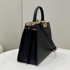 Replica Fendi Peekaboo Medium Black 3 Replica Fendi Peekaboo Medium Black - elite superclone designer purse