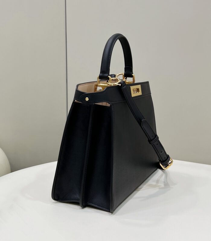 Replica Fendi Peekaboo Medium Black 3 Replica Fendi Peekaboo Medium Black - elite superclone designer purse