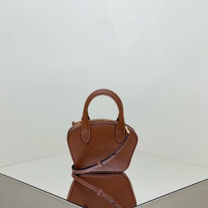 Replica Celine Bowling Bag Brown 3 Replica Celine Bowling Bag Brown - high-accuracy replica luxury purse