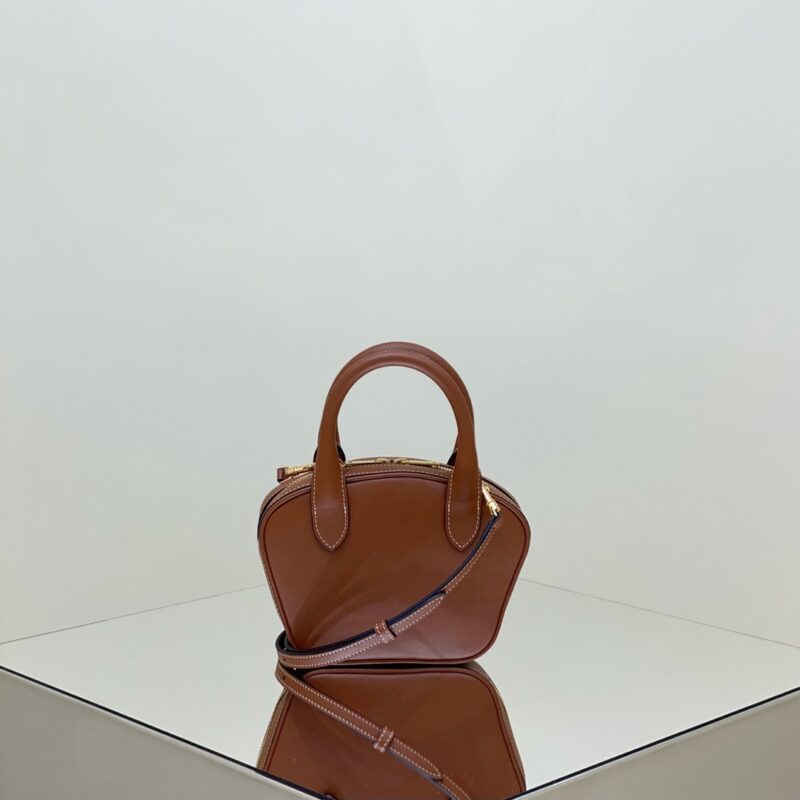 Replica Celine Bowling Bag Brown 3 Replica Celine Bowling Bag Brown - high-accuracy replica luxury purse