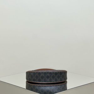 Replica Celine Triomphe Moon Bag Brown 3 Replica Celine Triomphe Moon Bag Brown - near-authentic luxury replica handbag