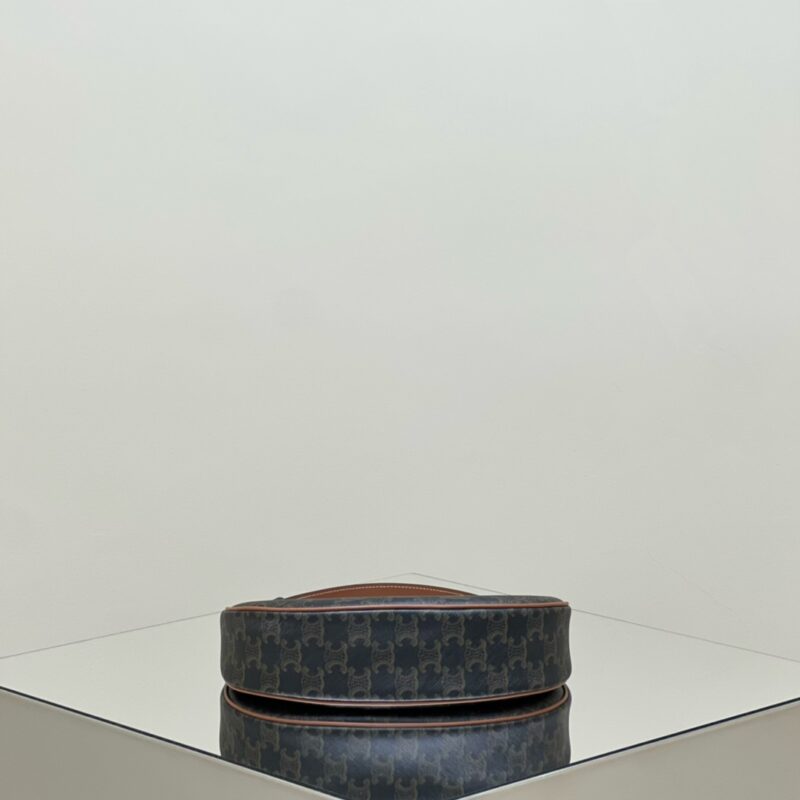 Replica Celine Triomphe Moon Bag Brown 3 Replica Celine Triomphe Moon Bag Brown - near-authentic luxury replica handbag