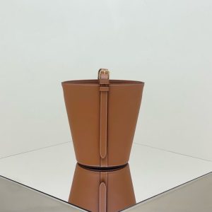 Replica Celine Triomphe Bucket Bag Brown 3 Replica Celine Triomphe Bucket Bag Brown - top-tier luxury replica shoulder bag