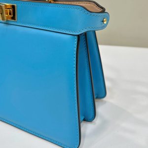 Replica Fendi Peekaboo Large Blue 4 Replica Fendi Peekaboo Large Blue - realistic designer-inspired fake bag