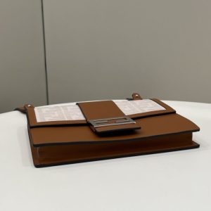Replica Fendi Baguette Pouch Brown 4 Replica Fendi Baguette Pouch Brown - high-quality designer bag clone