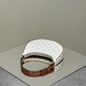 Replica Celine Triomphe Moon Bag White 4 Replica Celine Triomphe Moon Bag White - ultra-realistic fake designer tote