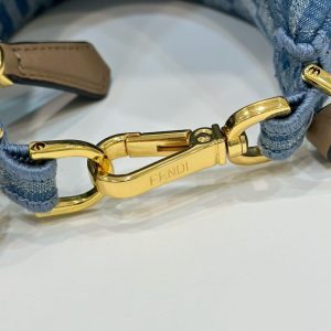 Replica Fendi Fendigraphy Small Denim Blue 4 Replica Fendi Fendigraphy Small Denim Blue - near-authentic luxury replica handbag
