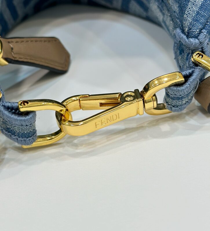 Replica Fendi Fendigraphy Small Denim Blue 4 Replica Fendi Fendigraphy Small Denim Blue - near-authentic luxury replica handbag