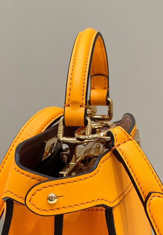 Replica Fendi Peekaboo Medium Orange 4 Replica Fendi Peekaboo Medium Orange - elite superclone designer purse