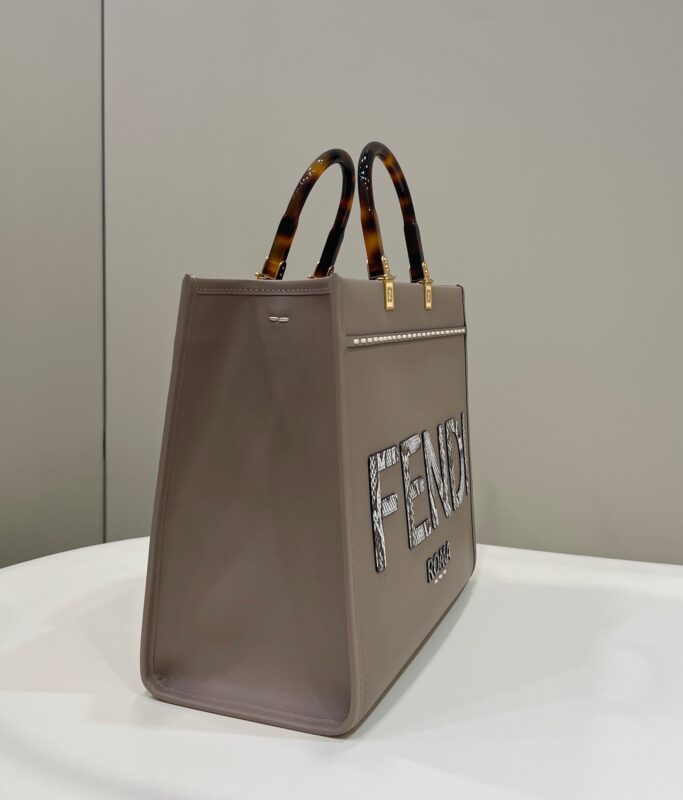 Replica Fendi Sunshine Tote Beige 4 Replica Fendi Sunshine Tote Beige - premium-grade designer purse dupe