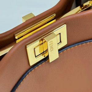 Replica Fendi Peekaboo Medium Brown 4 Replica Fendi Peekaboo Medium Brown - high-accuracy replica luxury purse