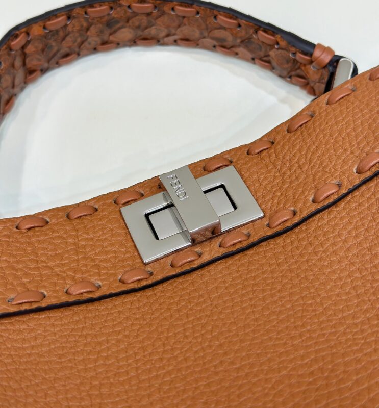 Replica Fendi Peekaboo Small Brown 5 Replica Fendi Peekaboo Small Brown - realistic designer-inspired fake bag