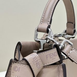 Replica Fendi Peekaboo Small Beige 4 Replica Fendi Peekaboo Small Beige - near-authentic luxury replica handbag