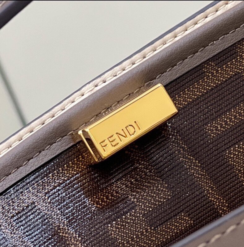 Replica Fendi Peekaboo X Lite Brown 4 Replica Fendi Peekaboo X Lite Brown - 1:1 designer replica handbag