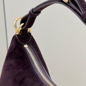 Replica Fendi Fendigraphy Large Black Velvet - best quality luxury bag dupe