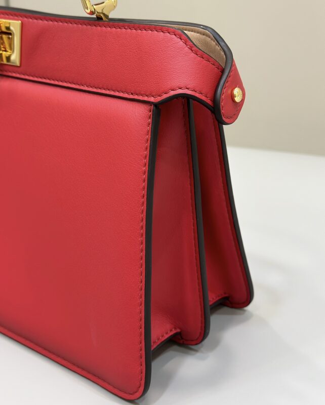Replica Fendi Peekaboo Large Red 4 Replica Fendi Peekaboo Large Red - premium-grade designer purse dupe