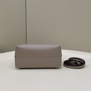 Replica Fendi By The Way Boston Dark Beige - near-authentic luxury replica handbag