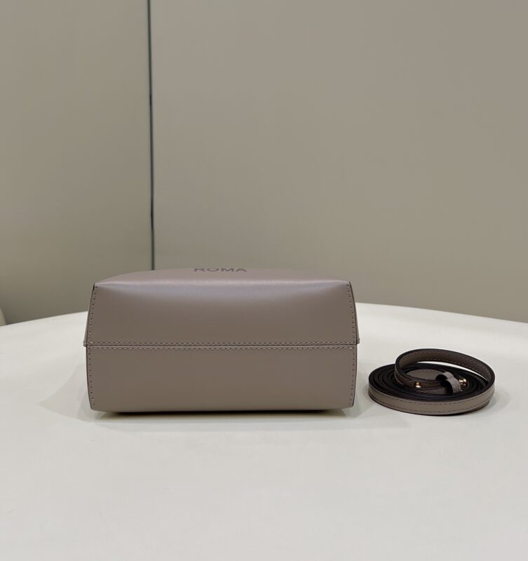 Replica Fendi By The Way Boston Dark Beige - near-authentic luxury replica handbag