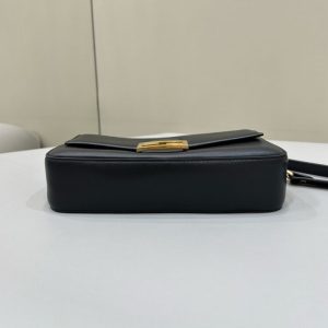 Replica Fendi Baguette Full Leather Black - elite superclone designer purse