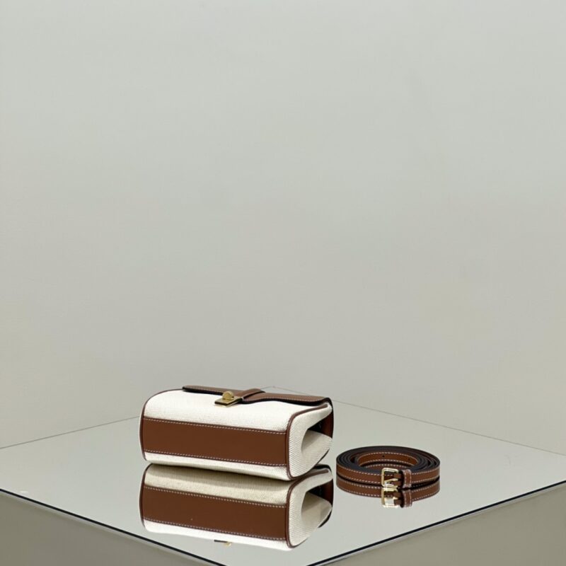 Replica Celine Soft 16 Mini Brown - 1:1 designer replica handbag