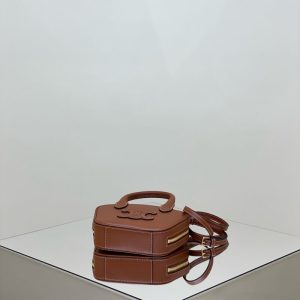 Replica Celine Bowling Bag Brown 4 Replica Celine Bowling Bag Brown - high-quality designer bag clone