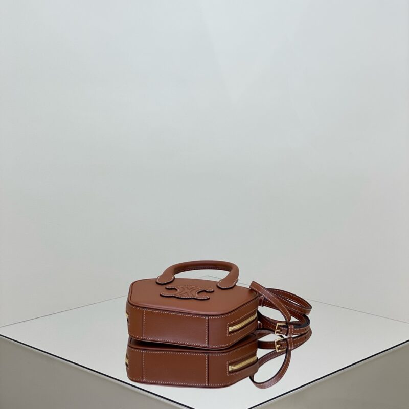 Replica Celine Bowling Bag Brown 4 Replica Celine Bowling Bag Brown - high-quality designer bag clone
