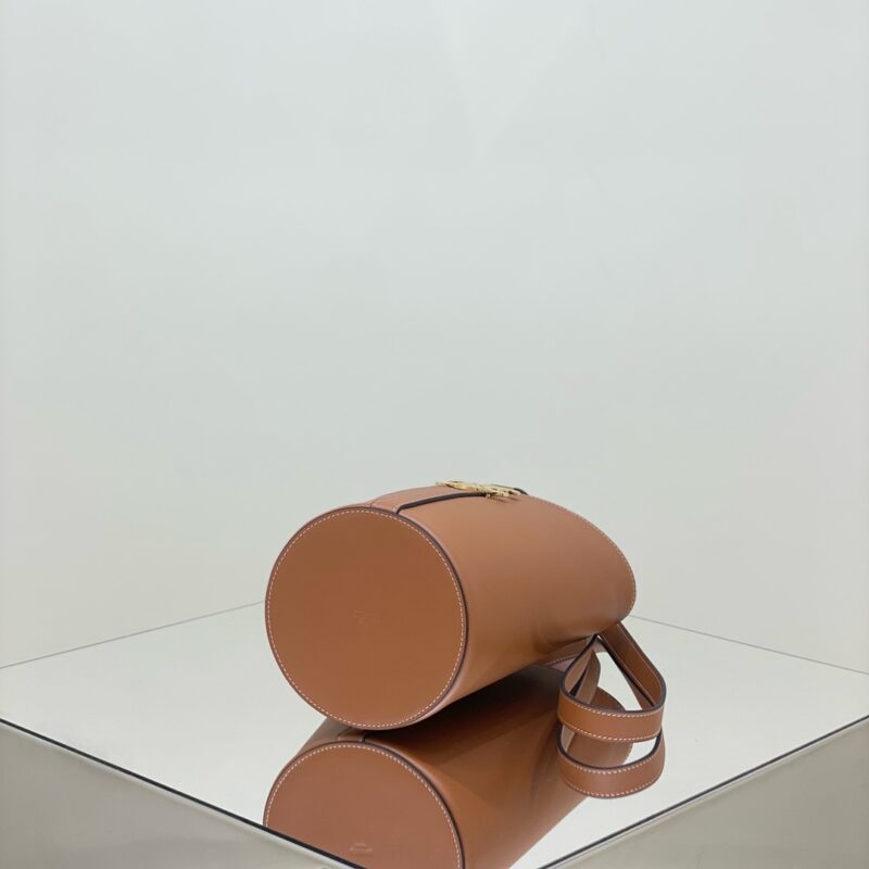 Replica Celine Triomphe Bucket Bag Brown 4 Replica Celine Triomphe Bucket Bag Brown - realistic designer-inspired fake bag