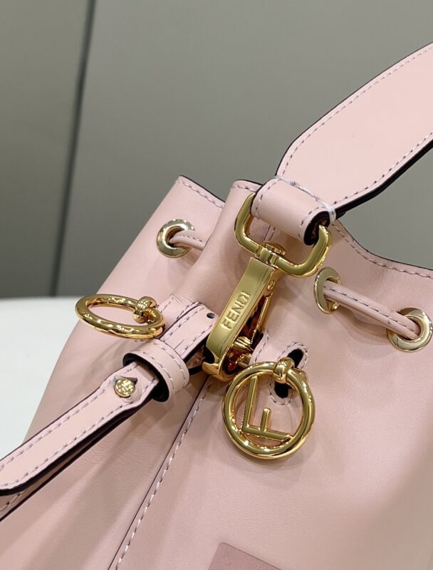 Replica Fendi Tresor Mini Bucket Pink - high-quality designer bag clone