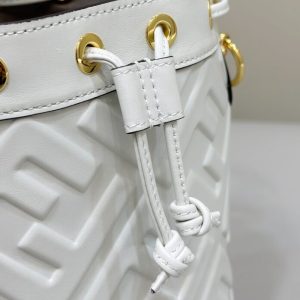 Replica Fendi Tresor Mini Bucket White 4 Replica Fendi Tresor Mini Bucket White - near-authentic luxury replica handbag