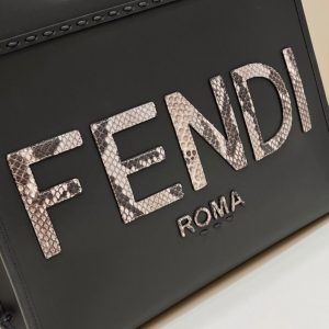 Replica Fendi Sunshine Tote Dark Grey 5 Replica Fendi Sunshine Tote Dark Grey - top-rated replica designer bag