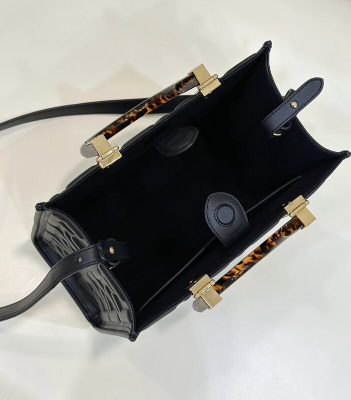 Replica Fendi Small Tote Black 4 Replica Fendi Small Tote Black - realistic designer-inspired fake bag