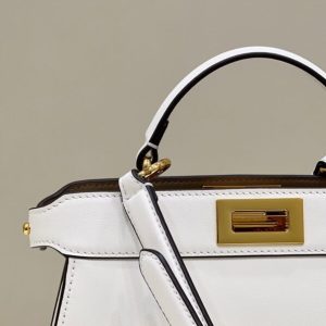 Replica Fendi Peekaboo Medium White 5 Replica Fendi Peekaboo Medium White - best quality luxury bag dupe